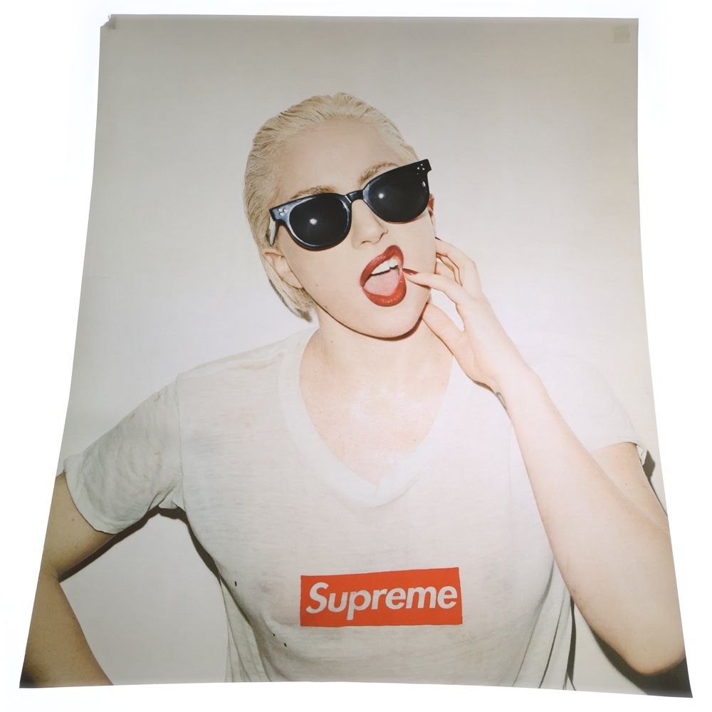 SUPREME シュプリーム 11SS × Lady Gaga Poster レディー ガガ フォト ポスター マルチ