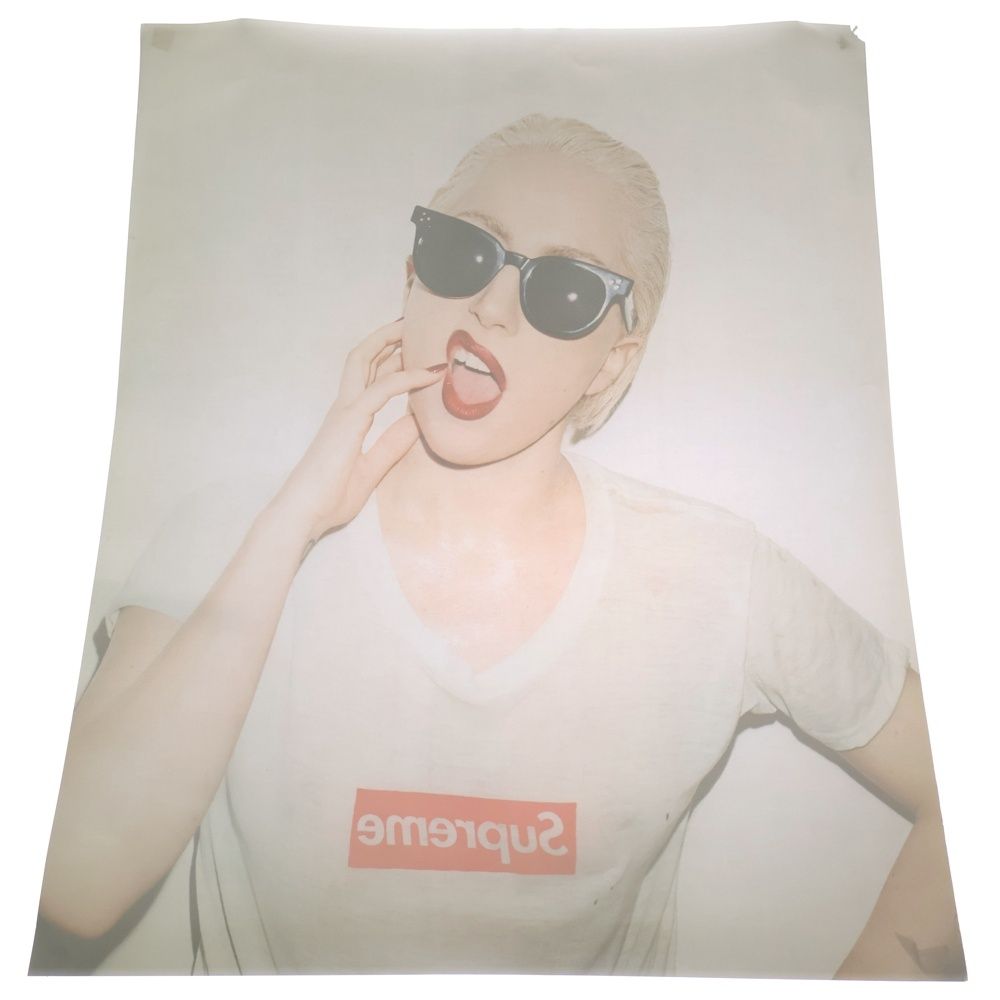 SUPREME シュプリーム 11SS × Lady Gaga Poster レディー ガガ フォト ポスター マルチ