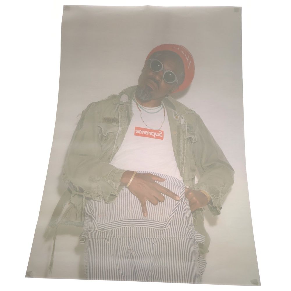 SUPREME シュプリーム 22AW × Andre 3000 Poster アンドレ 3000 フォト ポスター マルチ