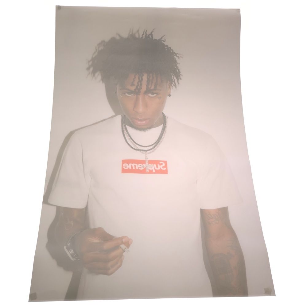 SUPREME シュプリーム 23AW × NBA Youngboy Poster Box Tee NBA ヤングボーイ フォト ポスター マルチ