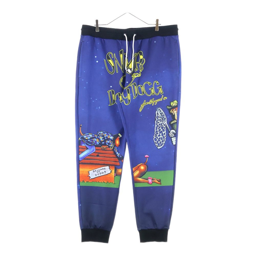 DEATH ROW RECORDS デスローレコード SNOOP DOGGYSTYLE RECORD JOGGERS ジョガーパンツ ブルー マルチ
