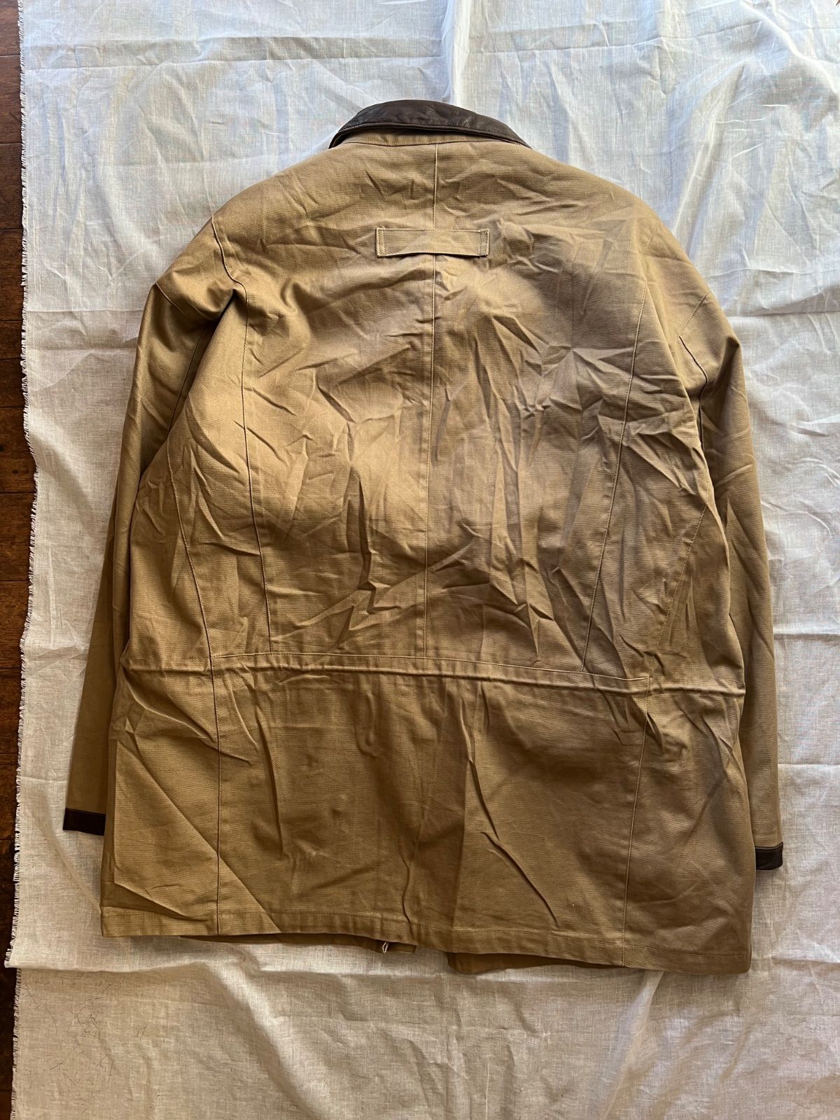 90s レザー ダックトラベラーハーフコート カーハートデトロイトジャケットヴィンテージビンテージ50s60s70s80s90scomoli AURALEE A.PRESSEコモリ オーラリーアプレッセ常田須田stussy supreme19soovy