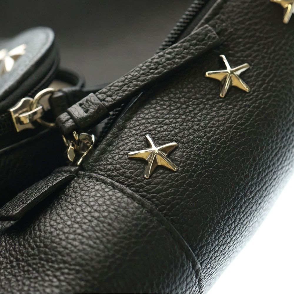 JIMMY CHOO (ジミーチュウ) CLAY スタースタッズ レザー バックパック