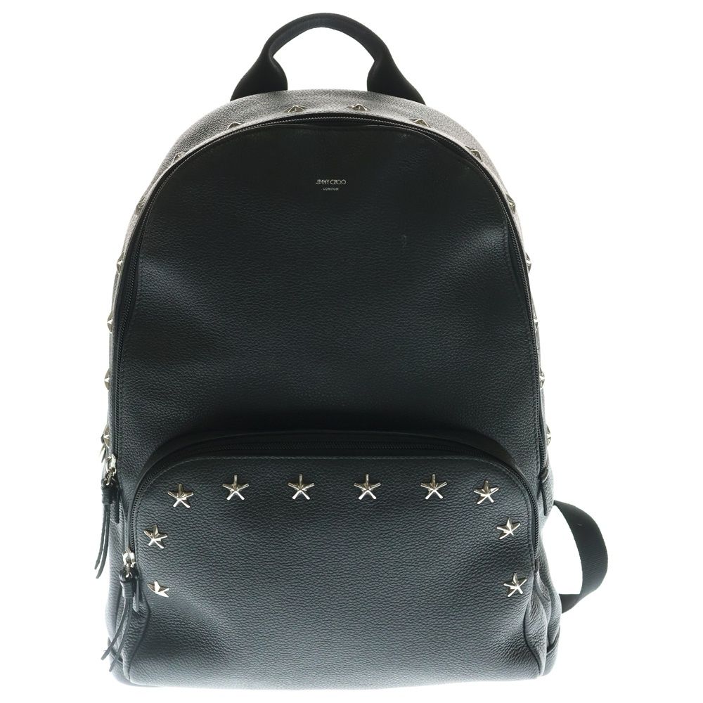 JIMMY CHOO 紫レザーリュック スタースタッズ付き JIMMY CHOO 紫レザーリュック スタースタッズ付き