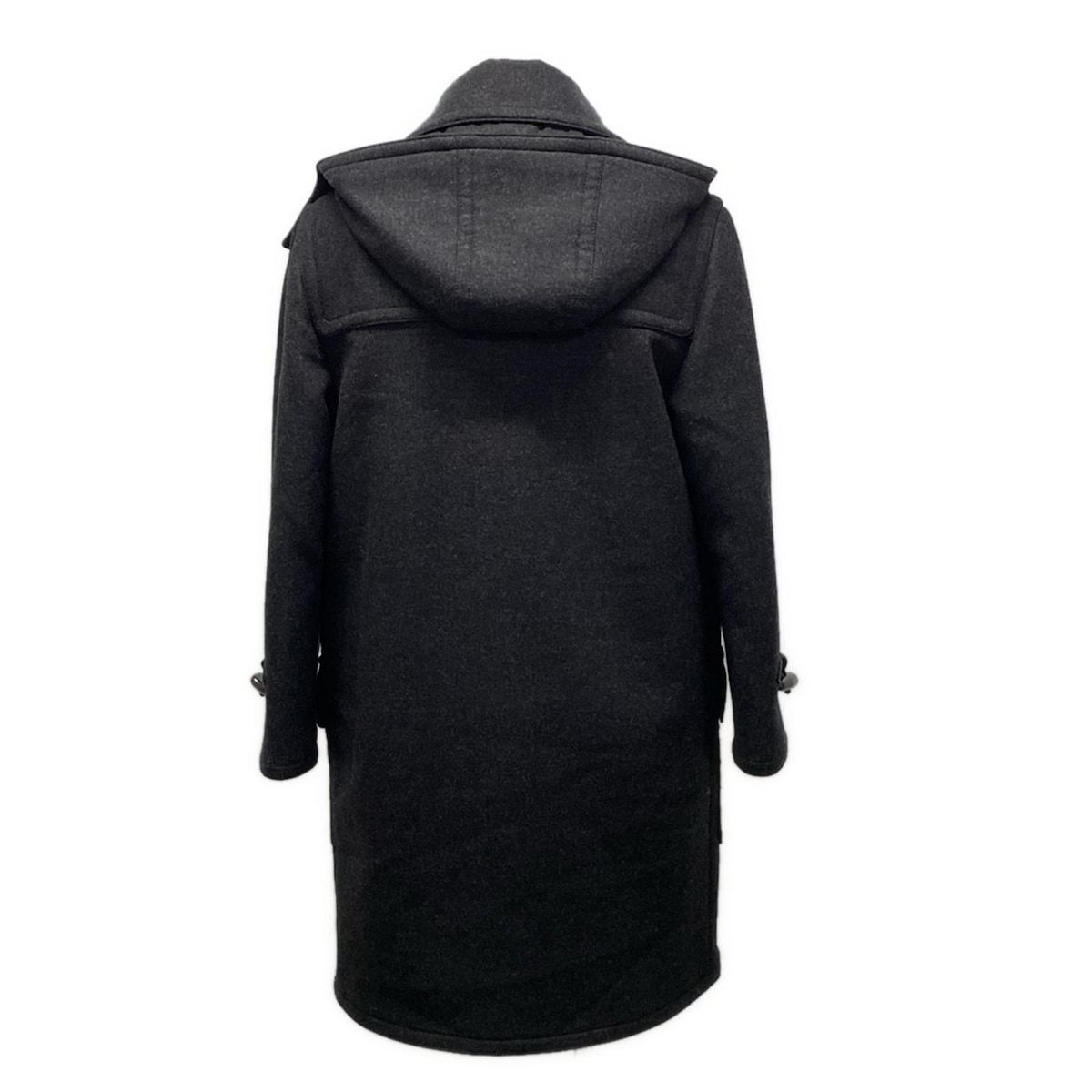 HERMES エルメス ダッフルコート サイズ46 L メンズ - ダークグレー セリエ トグルボタン フード取り外し可 冬物 ウール