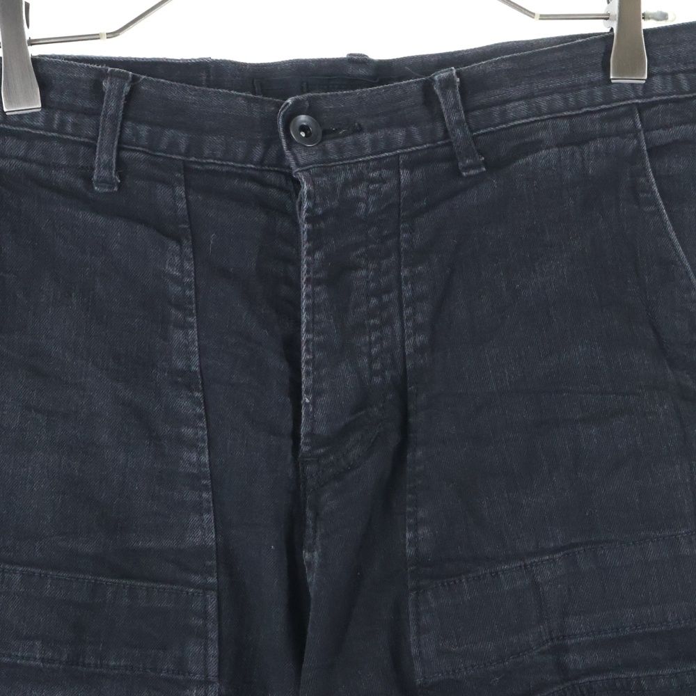 JULIUS (ユリウス) 14SS アークド デニム クロップド サルエルパンツ