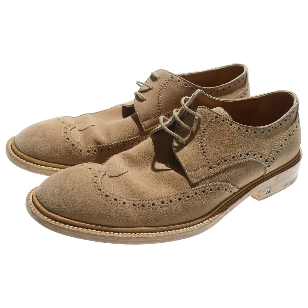 LOUIS VUITTON ルイヴィトン スエードレザー レースアップ ドレスシューズ ベージュ ST1024