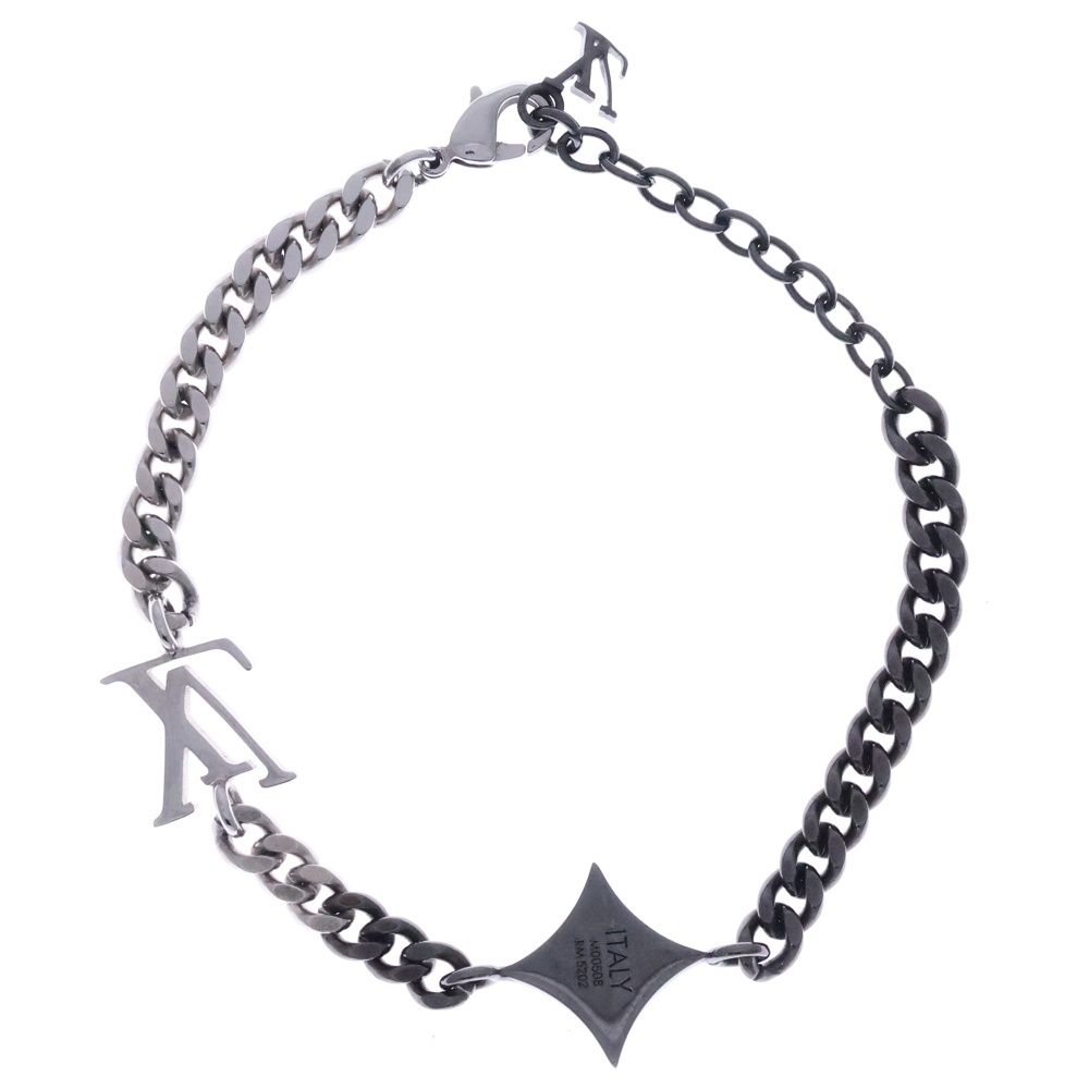 LOUIS VUITTON ルイヴィトン ブレスレット LV インスティンクト シルバー メタル M 00508