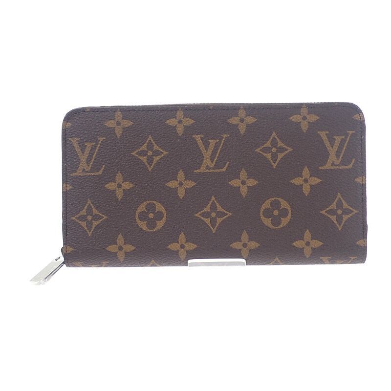LOUIS VUITTON LOUIS VUITTON ジッピーウォレット 日本 M27029 モノグラム 長財布 シルバー レディース メンズ 小物
