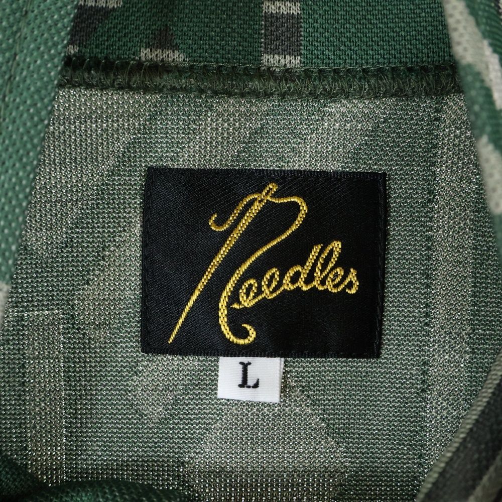 Needles (ニードルス) ロゴ刺繍 トラックジャケット グリーン NS242