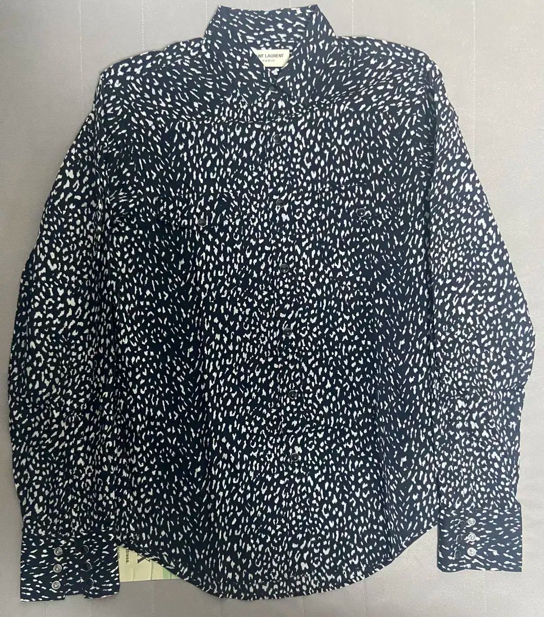 Saint Laurent サンローラン ベイビーキャット ウェスタン シャツ 38