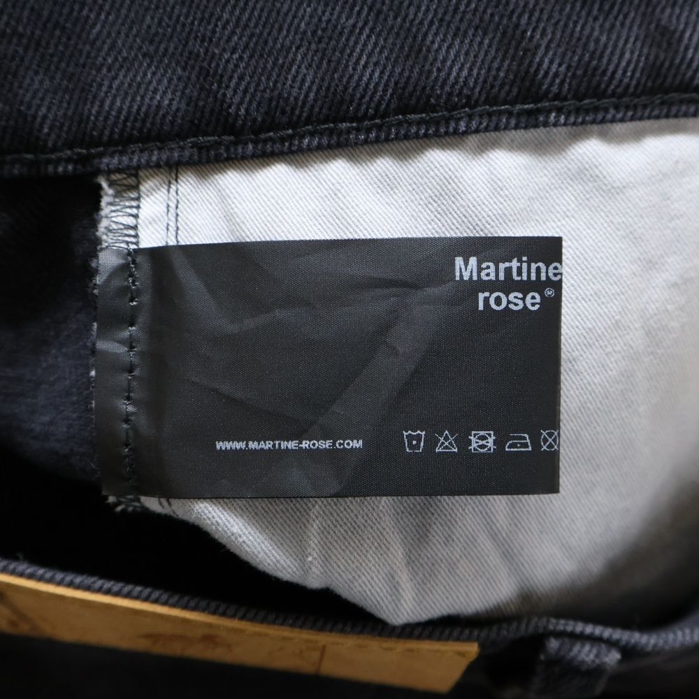 MARTINE ROSE (マーティンローズ) 23AW Wide Leg Jean ワイドデニム  