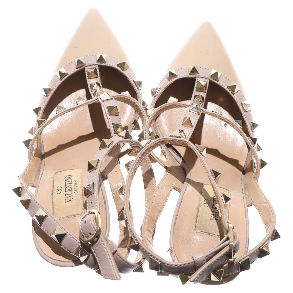 VALENTINO (ヴァレンティノ) ロックスタッズ ヒール パテントレザー
