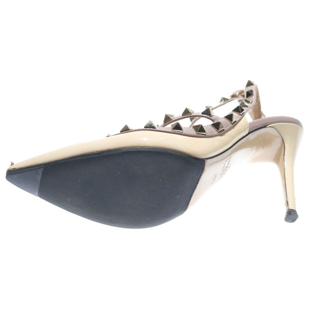VALENTINO (ヴァレンティノ) ロックスタッズ ヒール パテントレザー