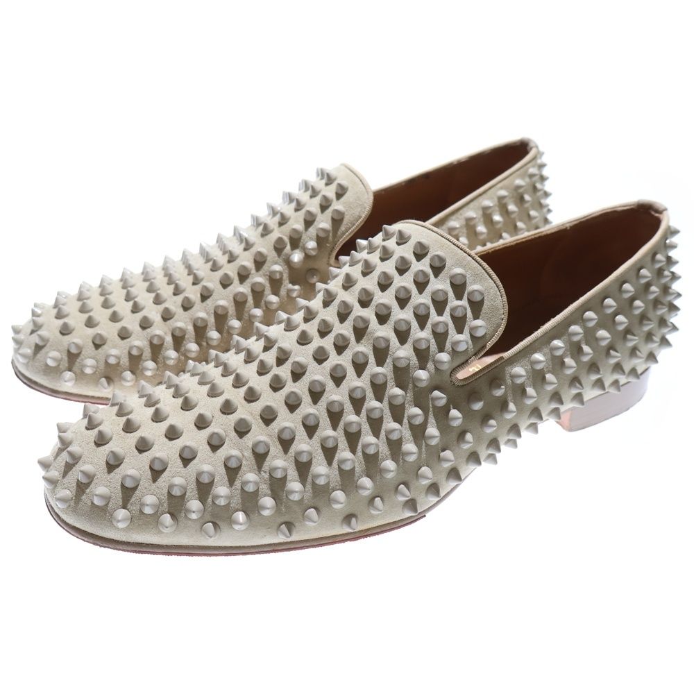 CHRISTIAN LOUBOUTIN クリスチャンルブタン ローラーボード スウェード スタッズ スパイク ローファー シューズ