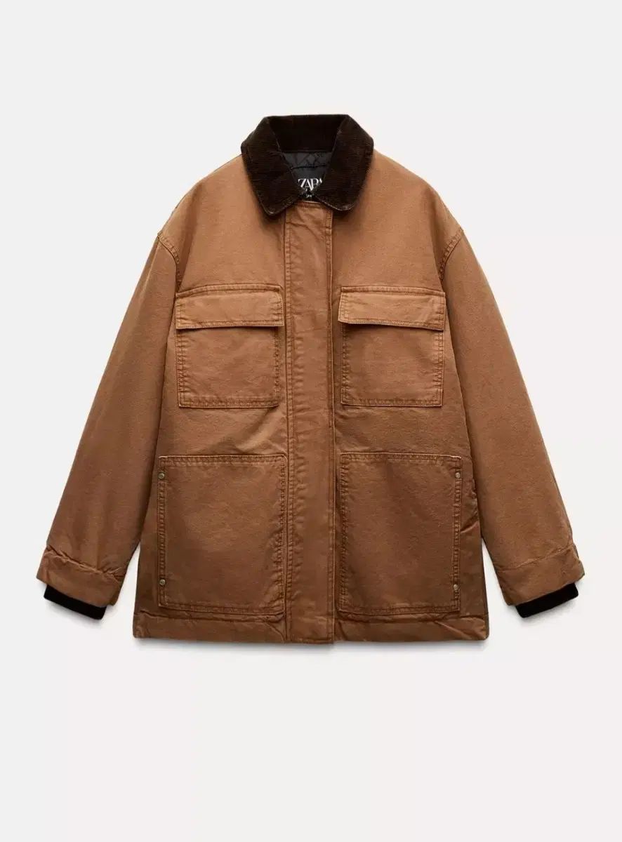 ザラ コントラスト ウォーク ジャケット アウター