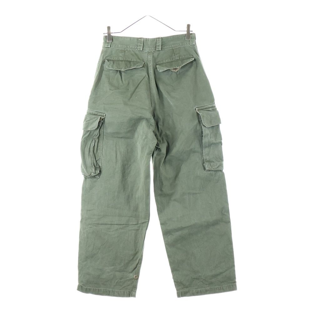 VINTAGE ヴィンテージ 60S VINTAGE M-47 後期型 ヘリンボーン ミリタリー カーゴ フィールドパンツ カーキ