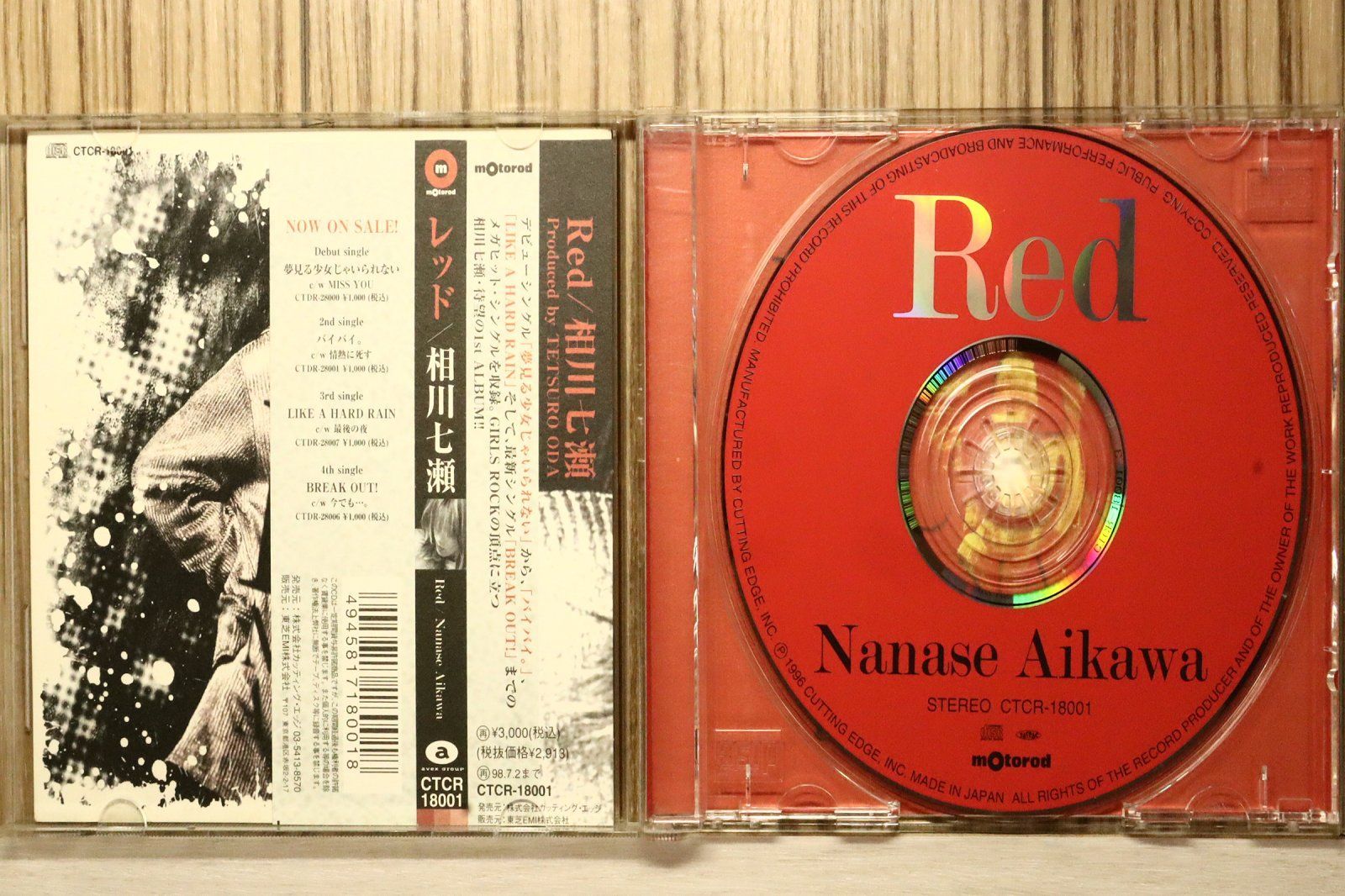 ☆セール中☆【レア】相川七瀬「Red」　ショルダーバッグ 国内盤CD☆相川七瀬/Nanase Aikawa□ Red 【CTCR18001/4945817180018