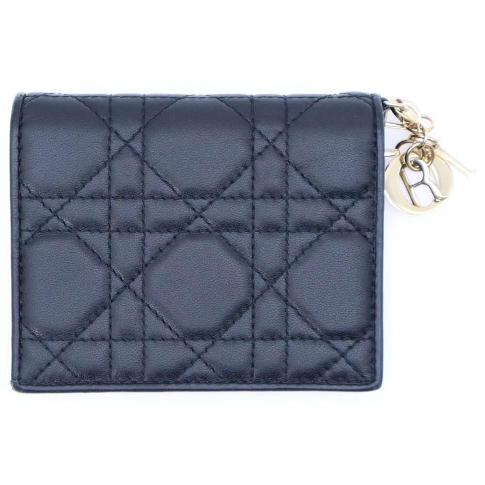 Christian Dior (クリスチャンディオール) カナージュ 二つ折り財布