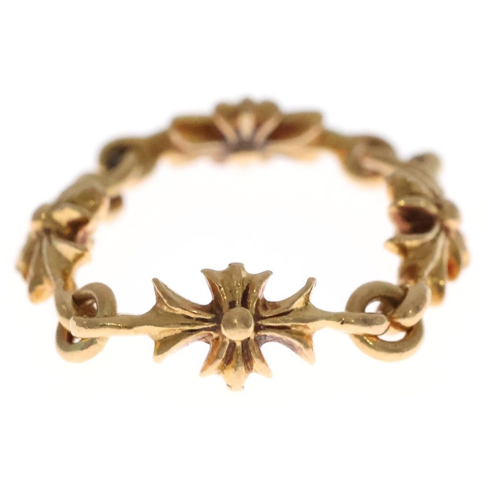 CHROME HEARTS クロムハーツ 22K RING TNY E CH PLS タイニーE CHプラスリング ゴールド