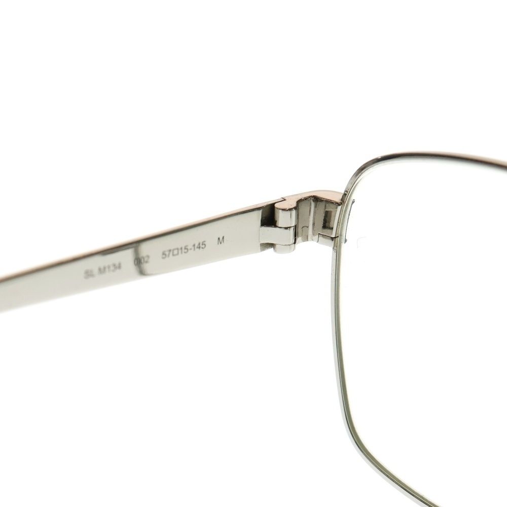  SAINT LAURENT PARIS サンローランパリ スクエアサングラス メガネ シルバー SL M 134 002 その他 メンズ