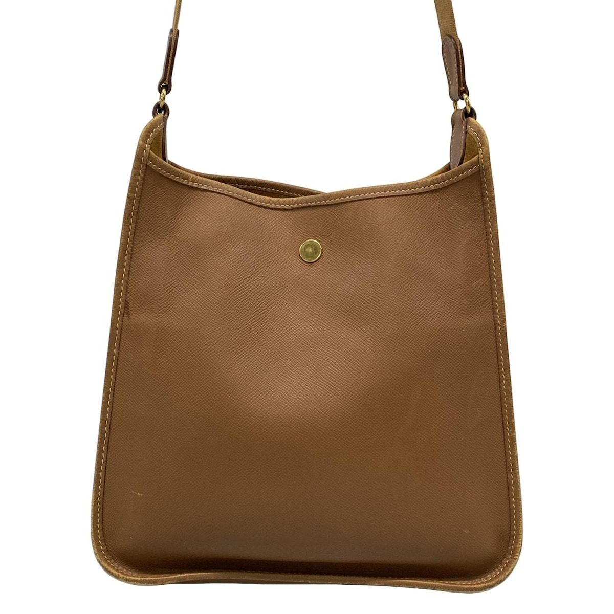 HERMES(エルメス) ショルダーバッグ ヴェスパPM ブラウン ゴールド金具
