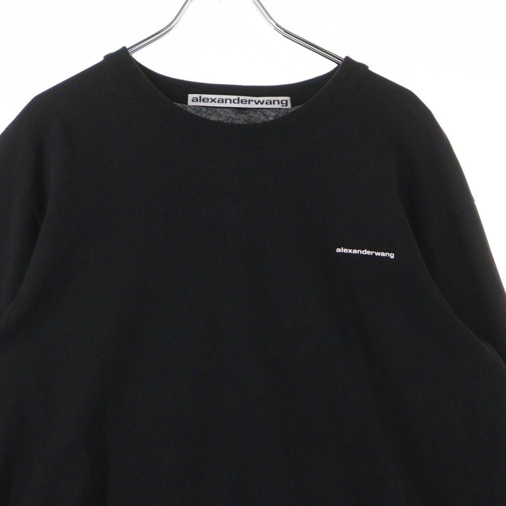 ALEXANDER WANG (アレキサンダーワン) Shrunken L/S Tee ロゴプリント