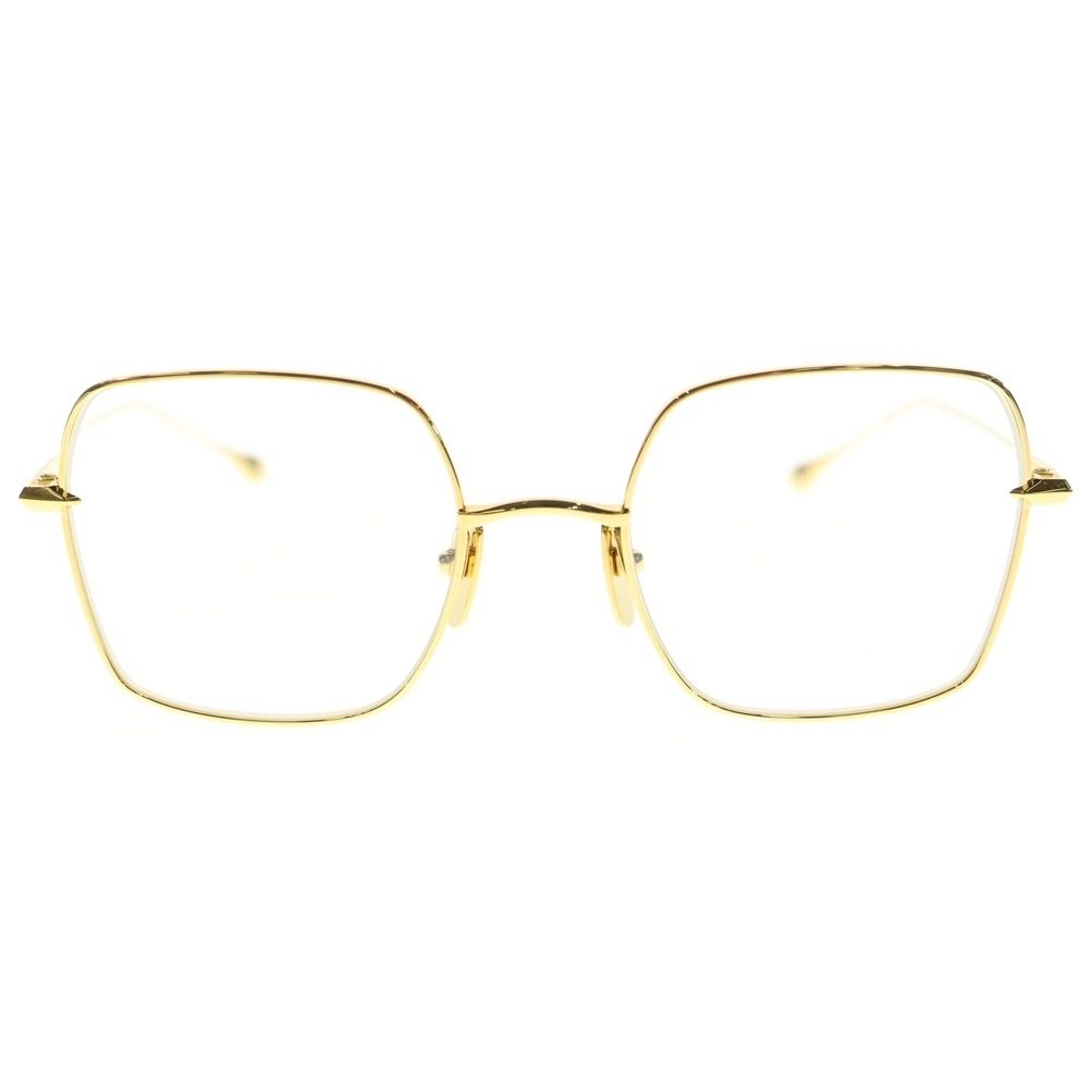 DITA ディータ CEREBAL スクエアフレーム アイウェア 眼鏡 ゴールド DTX523-50-04