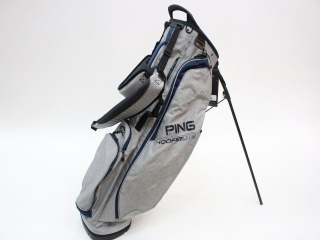  ピン PING フーファーライト Hoofer Lite スタンドバッグ 2026 ヘザーグレー ネイビー 日本未発売USモデル 4856 ゴルフスクール ゴルフバッグ キャディバッグ ゴルフ