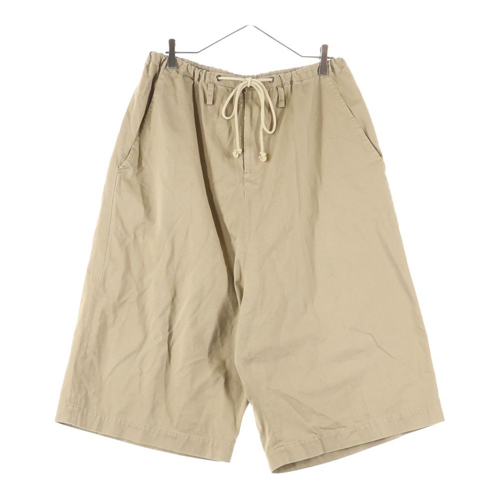 Ground Y グラウンドワイ ドローストリング コットン サルエル イージーパンツ ブラウン GH-P23-024