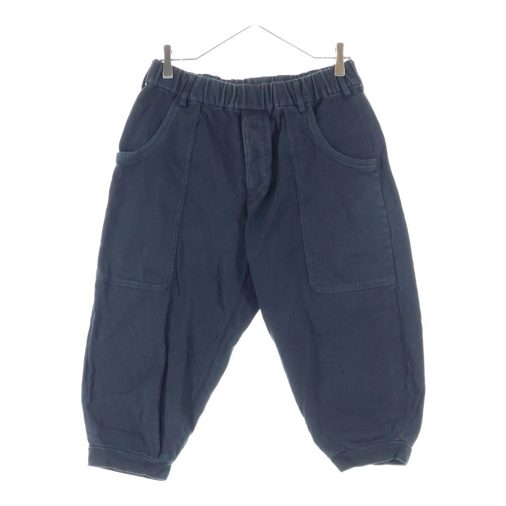 Yohji Yamamoto POUR HOMME ヨウジヤマモト プールオム コットンサルエル リブ イージーパンツ ネイビー HO-P 46-970