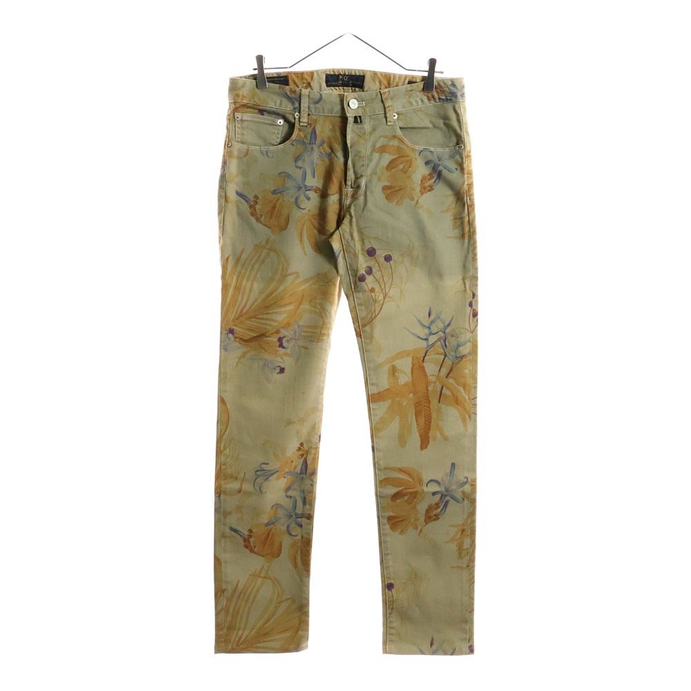 PT05 ピーティーゼロチンクエ フラワー総柄スキニーパンツ カーキ