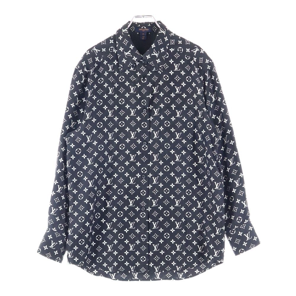 LOUIS VUITTON (ルイヴィトン) Monogram Silk Shirt RW221W RXU FMBL14