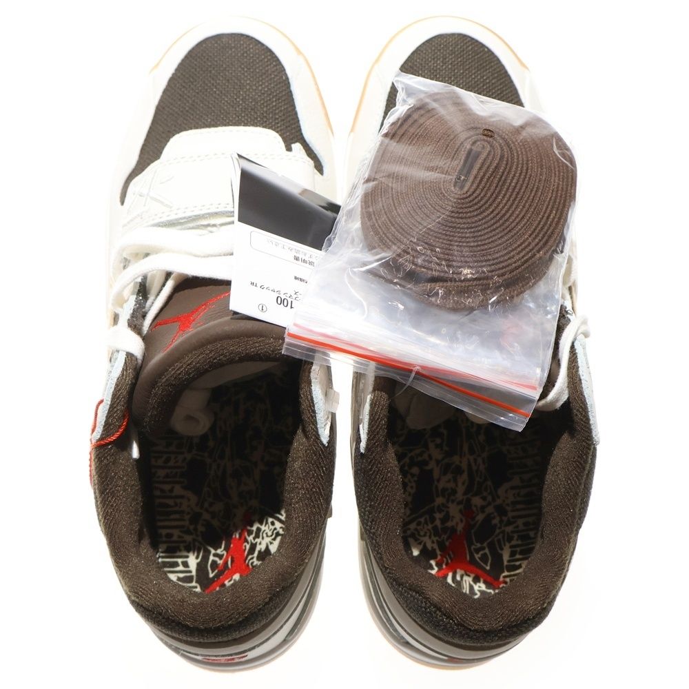  NIKE ナイキ TRAVIS SCOTT JORDAN JUMPMAN JACK トラヴィススコット ジョーダン ジャンプマン ローカットスニーカー ブラウン US 9 27 cm FZ 8117 100 スニーカー 靴