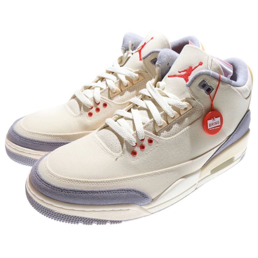 NIKE ナイキ AIR JORDAN 3 SE Muslin エアジョーダン3 モスリン ハイカットスニーカーシューズ ベージュ US12 30cm DH7139-100