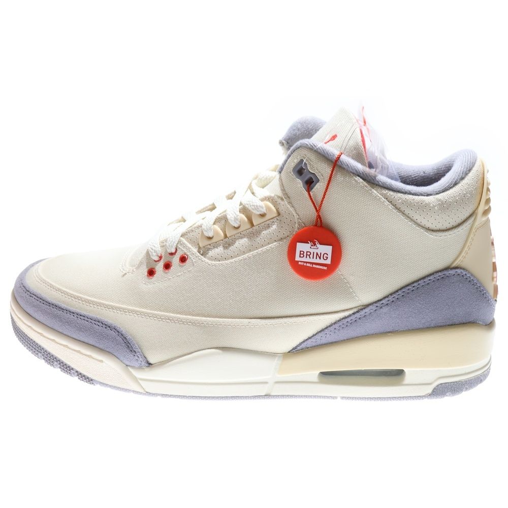 NIKE ナイキ AIR JORDAN 3 SE Muslin エアジョーダン3 モスリン ハイカットスニーカーシューズ ベージュ US12 30cm DH7139-100
