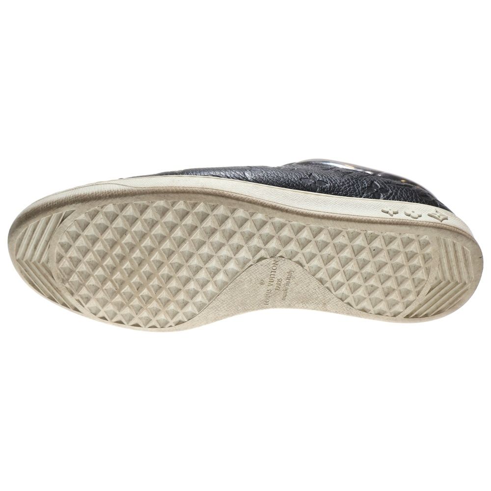  LOUIS VUITTON ルイヴィトン モノグラム ルクセンブルク ラインローカットスニーカー ブラック シルバー MS 0240 スニーカー 靴