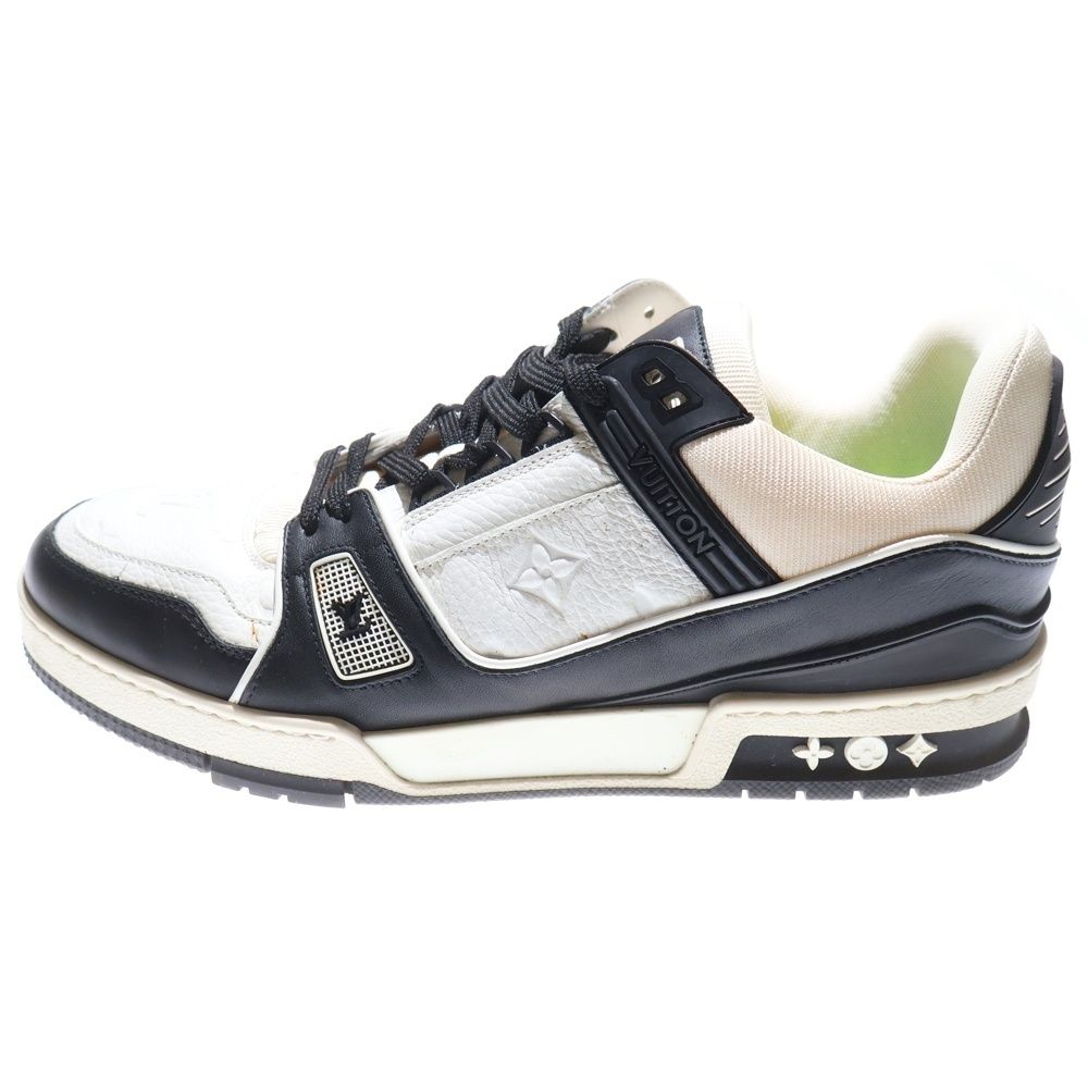 LOUIS VUITTON ルイヴィトン LVトレイナーライン ローカットスニーカー ホワイト ブラック FD0240