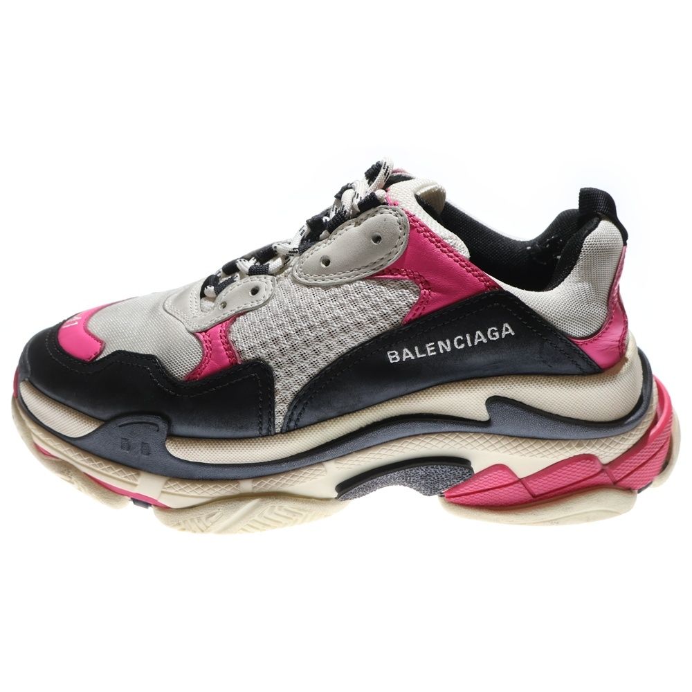 BALENCIAGA バレンシアガ TRIPLE S トリプルS ローカットスニーカー 517334 ピンク ホワイト