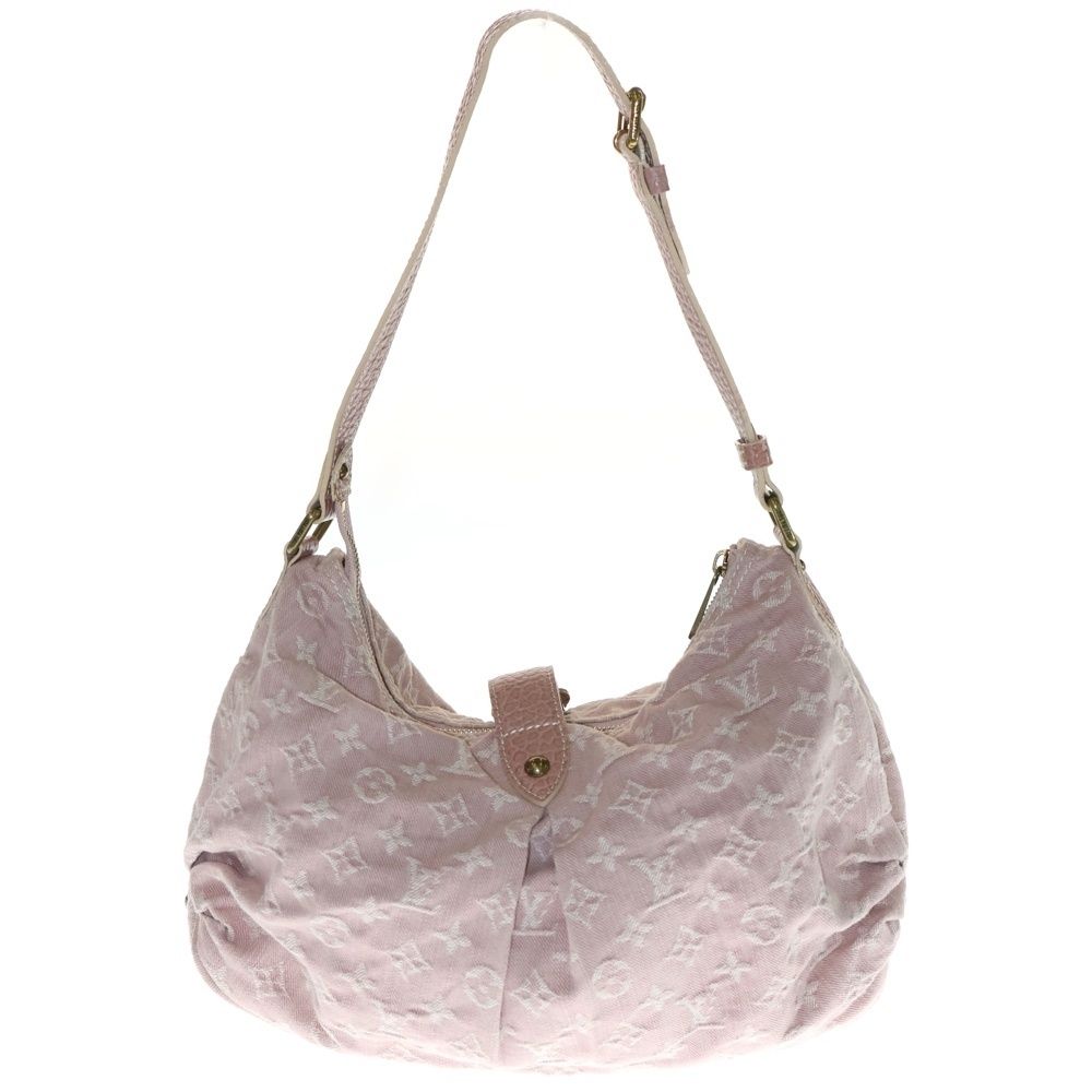 LOUIS VUITTON ルイヴィトン モノグラム デニム スライトリー 2WAY ハンドバッグ ショルダーバッグ ローズピンク M95833