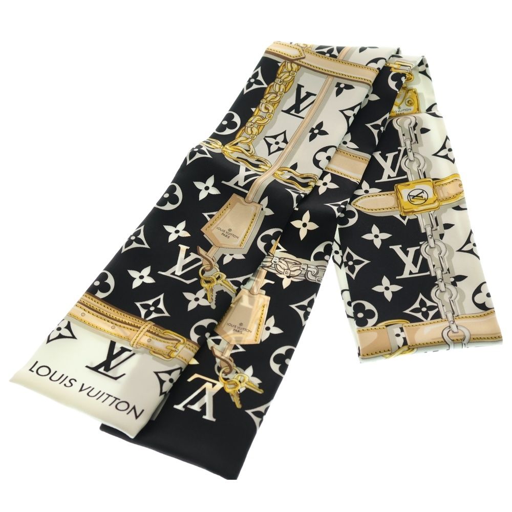 LOUIS VUITTON ルイヴィトン バンドー モノグラム コンフィデンシャル ブラック系 シルク M78656