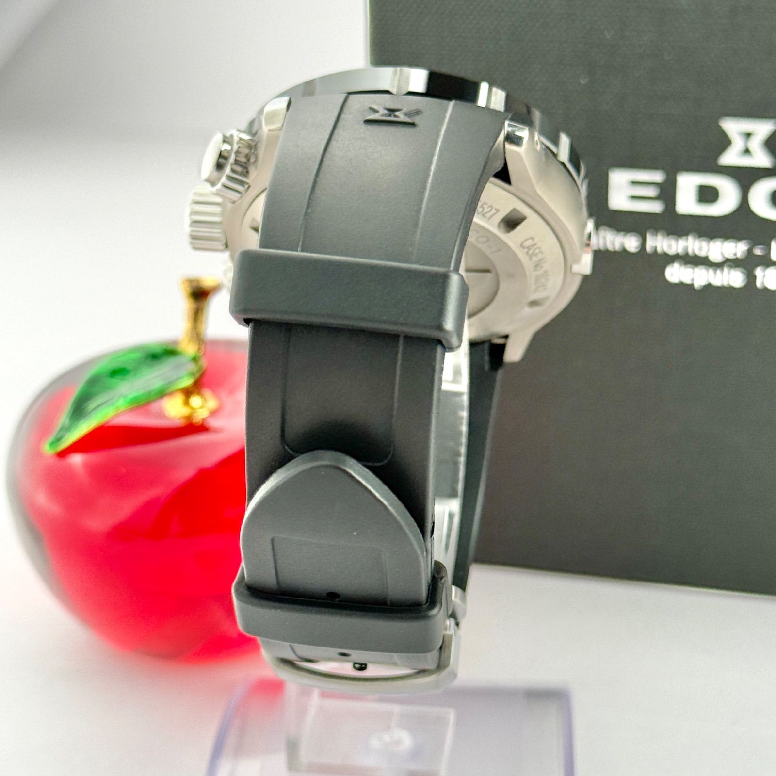 エドックス クロノオフショア 10242 新品電池 メンズ 腕時計 782  