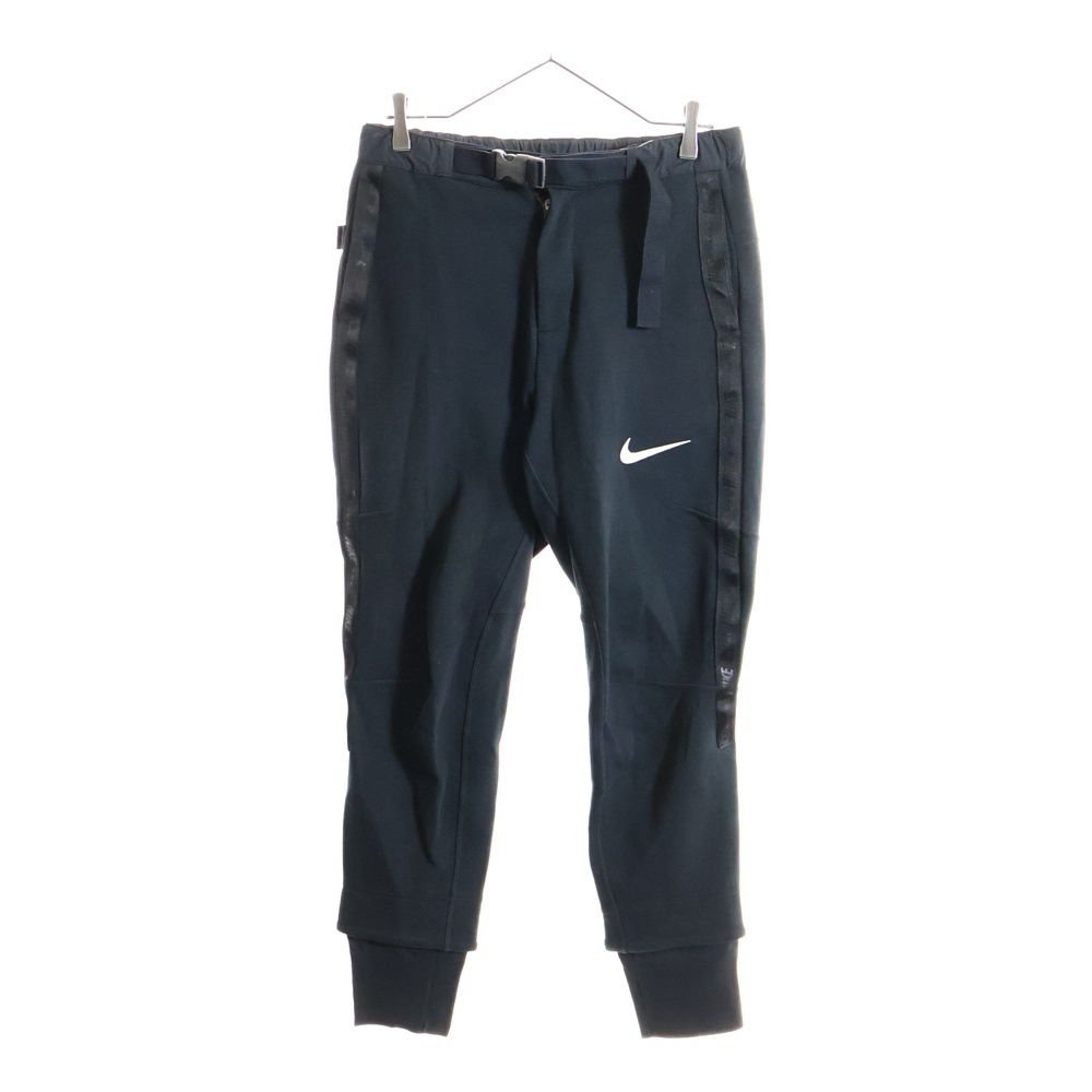 Sacai サカイ 20AW ×NIKE Fleece Pants ナイキ サイドテープデザインフリースパンツ CZ4698-010 ブラック