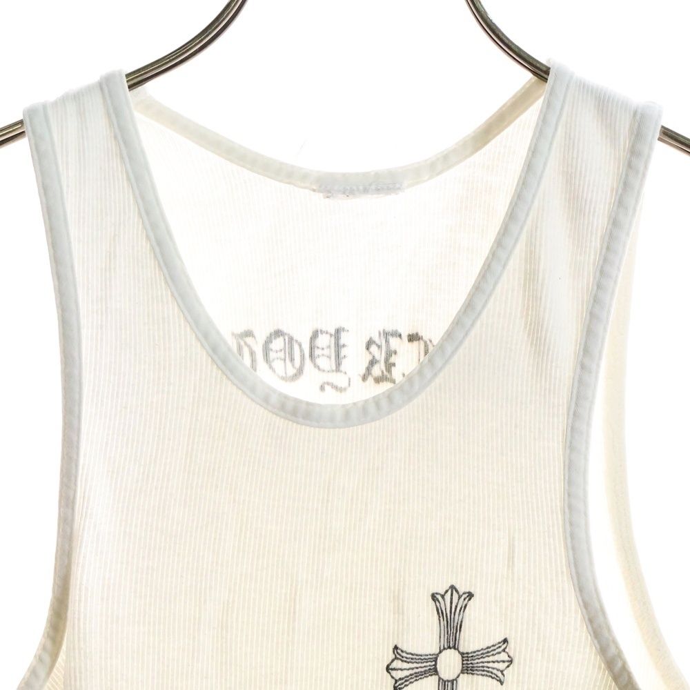 CHROME HEARTS (クロムハーツ) OLD FUCK YOU T BAR TANK TOP ファック