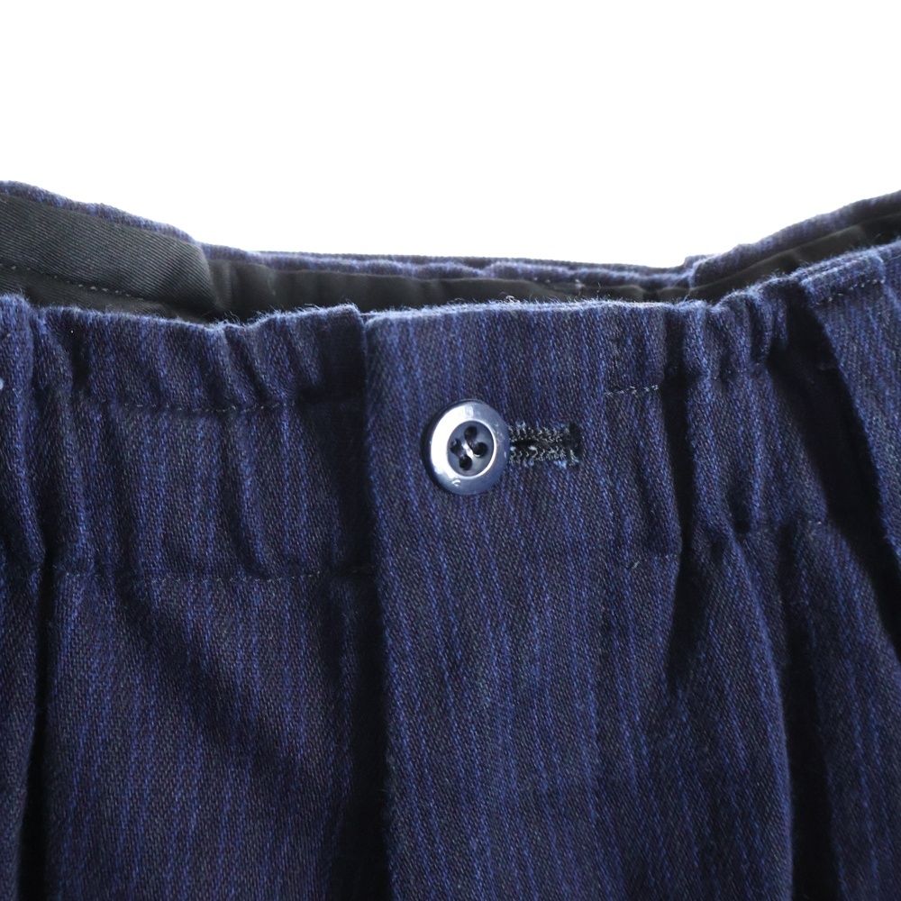 Ground Y (グラウンドワイ) ピンストライプ コットン サルエル ワイド  