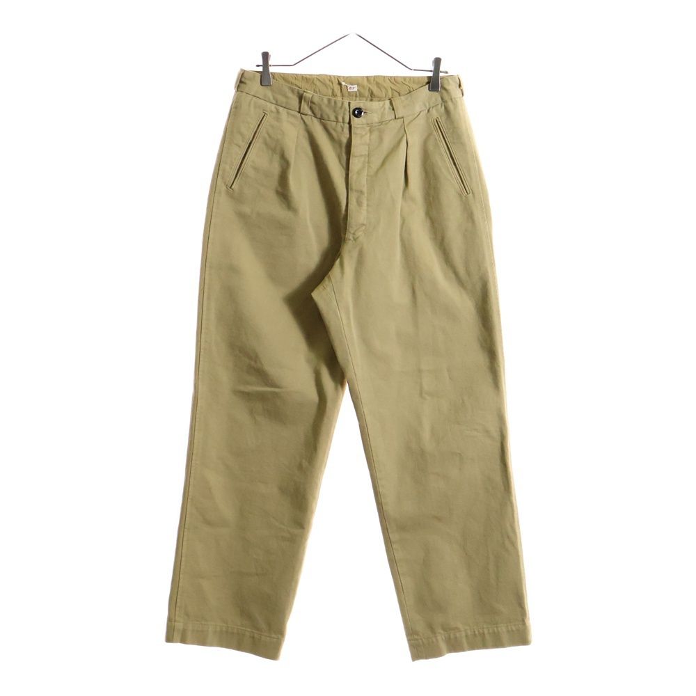 OUTIL ウティ PANTALON MACAU コットンチノ ミリタリーパンツ ベージュ