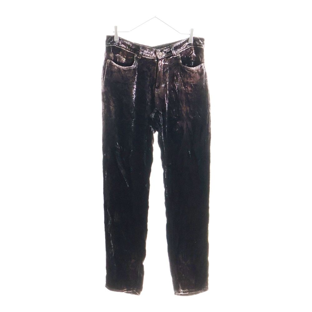 SAINT LAURENT PARIS サンローランパリ Velvet Pants シルク混 ベロアパンツ ブラック 601478 Y568Y