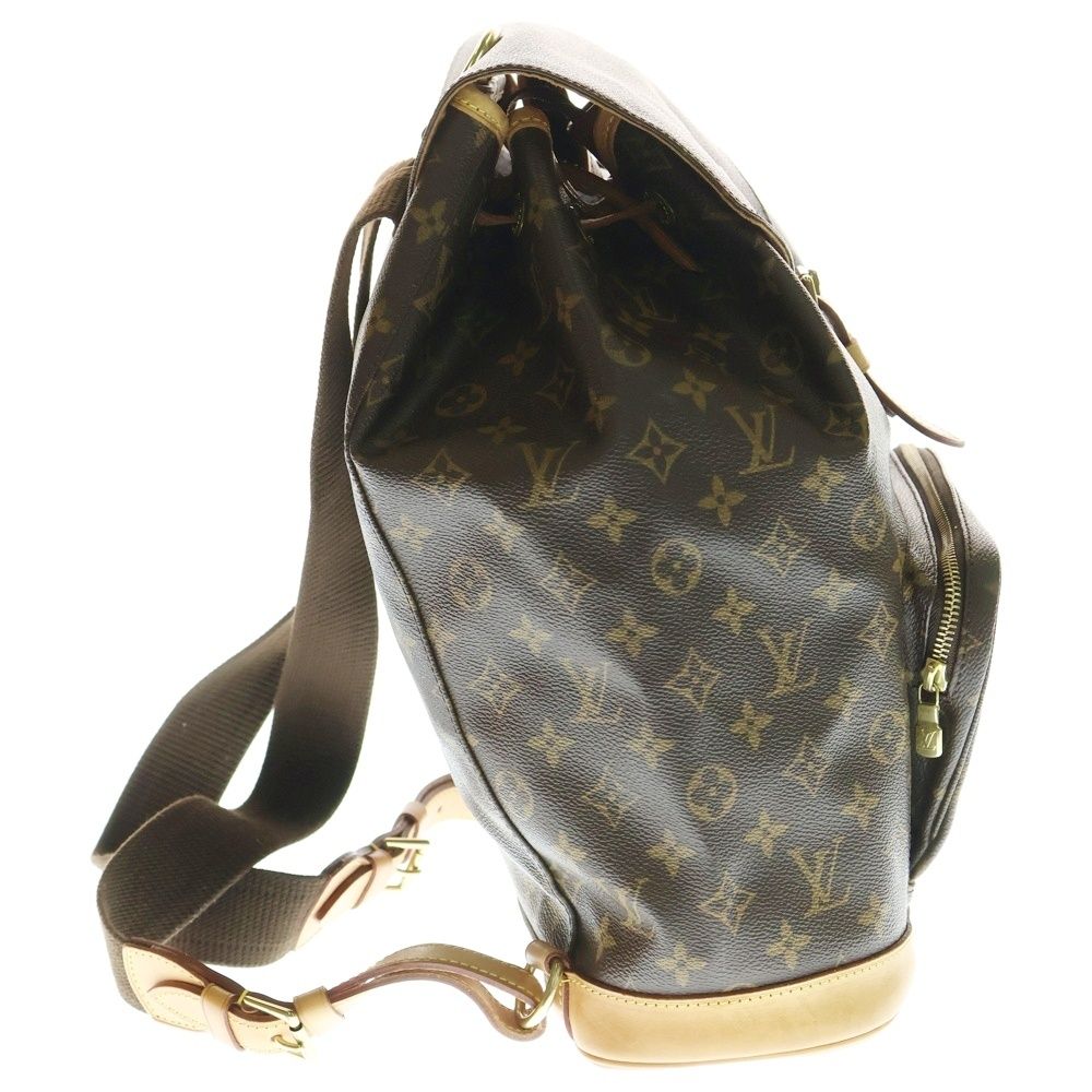 LOUIS VUITTON ルイヴィトン　モンスリ　モノグラム　GM リュック 中古・古着通販】LOUIS VUITTON (ルイ ヴィトン) リュック モンスリGM