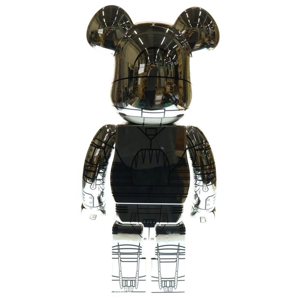 MEDICOM TOY メディコムトイ BE RBRICK SHADOW MOON Ver HAJIME 1000 ベアブリック シャドウムーン 空山基 フィギュア 人形 シルバー