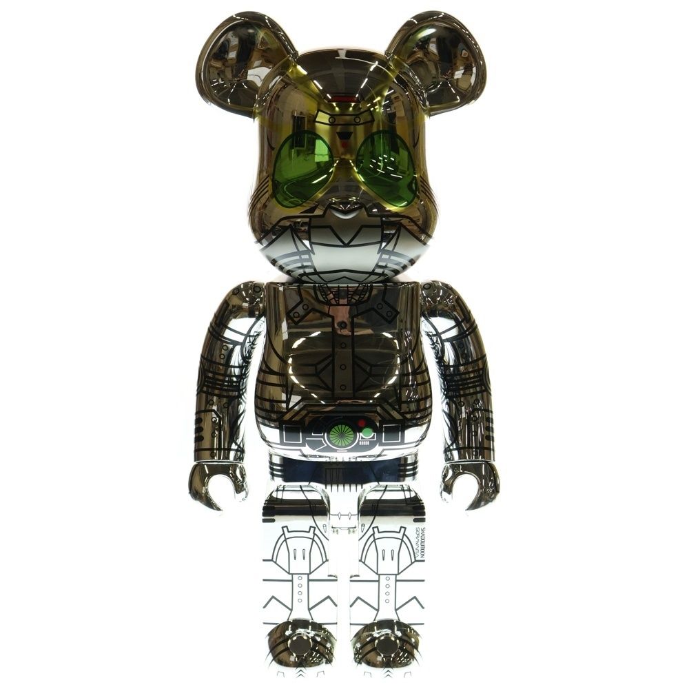 MEDICOM TOY メディコムトイ BE RBRICK SHADOW MOON Ver.HAJIME SORAYAMA 1000 ベアブリック シャドウムーン 空山基 フィギュア 人形 シルバー